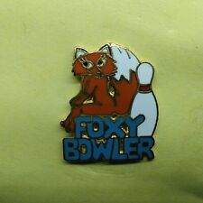 Foxy Bowler Pin Vintage picture