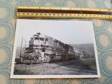 AALW VTG 7X5 B&W Railroad Train Locomotive Engine 106 picture