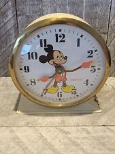 Rare 1947-49 Ingersoll Mickey Mouse Manually Wound Alarm Clock; picture