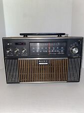 Vintage SONY Model MR-9700W Transistor FM Stereo / AM Boom Box RADIO with Handle picture