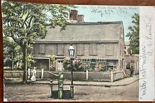Postcard Old Witch House Fountain Pump Salem Massachusetts MA Undivided 1900’s picture