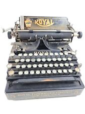 ANTIQUE 1913 ROYAL STANDARD NO.5 FLATBED STAIRCASE TYPEWRITER FOR RESTORATION picture