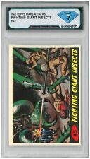 1962 Topps Mars Attacks FIGHTING GIANT INSECTS #45 💎 DSG 7 NM picture