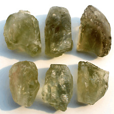 6 PC Natural Green Amethyst/Prasiolite Raw Crystal Points Reiki Mineral Specimen picture