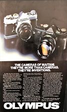 Olympus Cameras of Maitani OM-2 Woodbury NY Vintage Print Ad 1980 picture