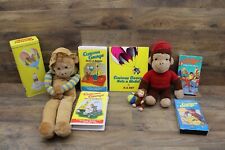 Curious George Lot,  Plush ,  Tin , Book & VHS Tapes picture