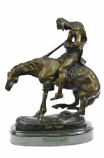 END OF THE TRAIL Statue Western Native American Indian Figure Bronze Art SALE picture