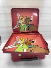 Metal Stash Box with Rolling Tray  Old School Lunch Box Collectibles picture