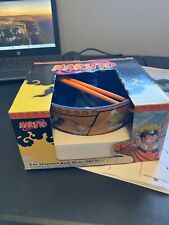 naruto ramen bowl with chopsticks 16oz blue fast shipping  picture
