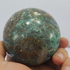 Green clusters pattern top quality Kyanite Crystal Sphere Balls 940 grams 80mm picture