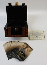 Limited Edition TITANIC Movie Steamer Trunk 25 Photo Card Set COA #3642 picture