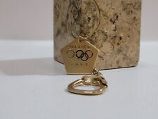 Vintage 1968 Mexico Olympics All Brass KEYCHAIN - XIX OLIMPIADA - HICKOK  picture