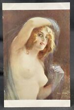 Artist Tade STYKA | Le voile bieu | The Blue Veil | Nude Woman | Salon de | 1900 picture