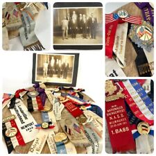 antique German American Alliance convention ribbons delegate singers  picture