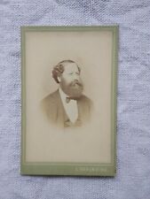 Antique Austrian CDV/visit card, man with beard, moustache Emil Rabending Wien  picture