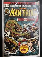 BX5 Man-Thing #16 marvel 1975 comic 7.5 bronze age VERY NICE SEE Other Items picture