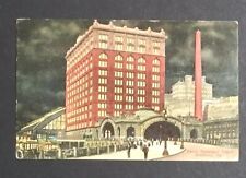 Union Passenger Depot at Night Pittsburgh PA Americhrome M-6860 Postcard 1912 picture