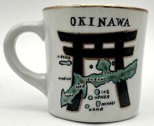 Vintage Okinawa Japan AACS Squadron RDO-MNT HH Ragan Painted Mug Cup Yamagen picture