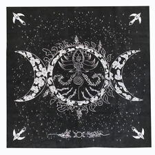 2021 New Triple Moon Pentagram Altar Tarot Cloth Divination Cards Velveteen picture