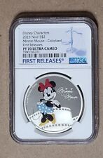 2023 NIUE $2 - MICKEY & FRIENDS - MINNIE MOUSE - NGC PF70 FR - 1oz SILVER COIN picture