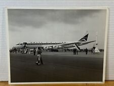 Douglas DC-8 DELTA AIR LINES DC-8 FANJET RADAR EQUIPPED STAMP OCT-24-1964 VTG picture