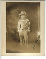 VERY YOUNG COWBOY WESTERN CHILD STAR BOBBY NELSON SIGNED VINTAGE PORTRAIT  picture
