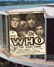 July 1970 The Who James Gang Concert Cobo Arena Detroit Newspaper Ad 8x10 Photo picture