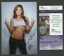 Brittney Palmer UFC Octagon Girl Signed 6x4 Color Photo W/ JSA COA picture