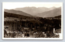 c1948 RPPC Scenic View of Mountain Range from Keene New York NY Postcard picture