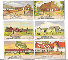 LIEBIG TRADE CARDS, OLD BELGIAN FARMS 1940 Set of 6 Cards (S1425 Dutch). picture