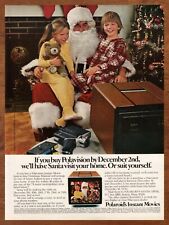 1978 Polaroid Instant Movies Vintage Print Ad/Poster 70s Christmas Santa Pop Art picture