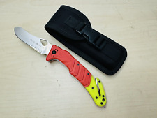 RARE A.L.S.R 2 Fk Md Fox FX447C Blade Folding Pocket Knife W/Pouch Italy picture