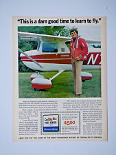 Don Meredith Dallas Cowboys Cessna Pilot Center Vintage 1973 Original Print Ad picture