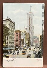 Postcard ~ NEW YORK CITY ~ UPPER BROADWAY ~ 1908 ~ picture