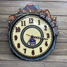 Vintage Lionel 1900-2000 Train Station Wall Clock Analog Face 12” picture