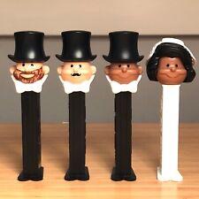 4 Newest Wedding PEZ: Black Bride & Groom +European Mustache & Beard Grooms picture