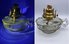 Vintage Socony  #2 Oil Lamp Burner Uranium Glass picture