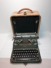 Hermes 2000 Vintage Portable Typewriter Paillard Made In Switzerland  With Case picture