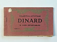 Vintage 12 Vues Postcard Book DINARD Collection Artistique Serie II French 6348 picture