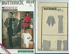 B 3010 sewing pattern Essence DRESS trendy pleated JACKET sew chic UNCUT size 14 picture