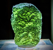 MOLDAVITE Tektite Genuine Crystal Synergy 12 Certified Authentic Meteorite picture