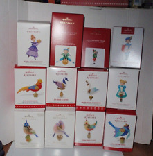 2011 - 2022 HALLMARK ORNAMENT COLLECTION TWELVE DAYS OF CHRISTMAS COMPLETE SET picture