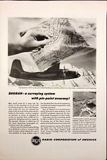 1946 RCA Shoran Air Surveying System Used in WWII Vintage Print Ad picture