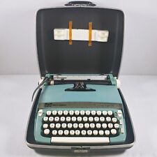 Vintage 1968 Smith-Corona Super Sterling Manual Portable Typewriter With Case picture
