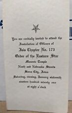 1971 Eastern Star Installation Of Officers Isis Chapter 173 Sioux City Iowa IA picture