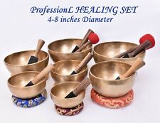 4-8 inches professional sound healing singing bowl set of 7-Tibetan singing bowl picture