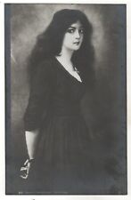 Antique Postcard Young GIRL Victim Incarcerated criminal ART Lingner OLD Russian picture