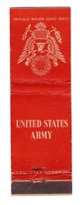 Matchbook: U.S. Army with Officer's Eagle picture