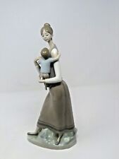 Lladro Mother Child Woman Children A Mother's Love Figurine Signed Juan Lladro picture