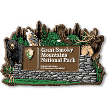 Great Smoky Mountains Park Sign Magnet by Classic Magnets picture